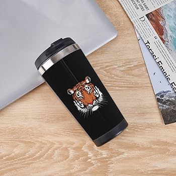 Amazon.co.jp: タンブラー 虎柄 トラ柄 コーヒータンブラー 水筒